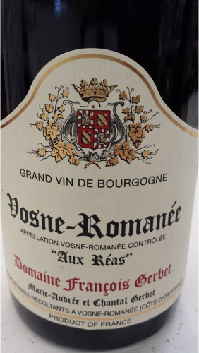 2014 Domaine Francois Gerbet Aux Reas Vosne-Romanee